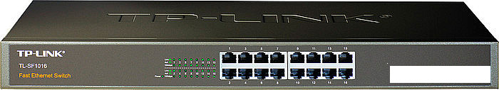 Коммутатор TP-Link TL-SF1016 - фото 1 - id-p182682323