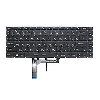 Клавиатура для ноутбука MSI 8RD черная, белая подсветка