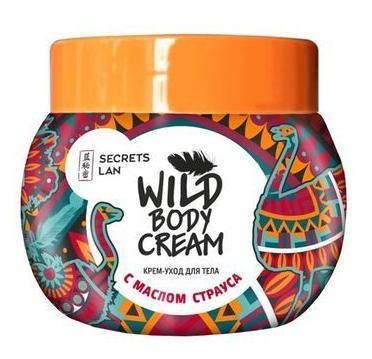 Крем для тела с маслом страуса Secrets Lan "Wild Body Cream", 200 мл