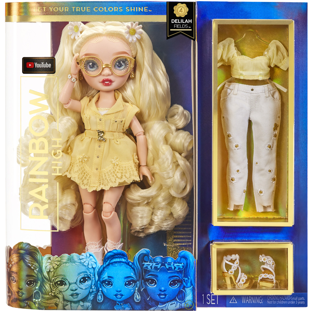 MGA Entertainment Кукла Rainbow High Делайла Филдс 4 серия Рейнбоу Хай 578307 - фото 4 - id-p182696165