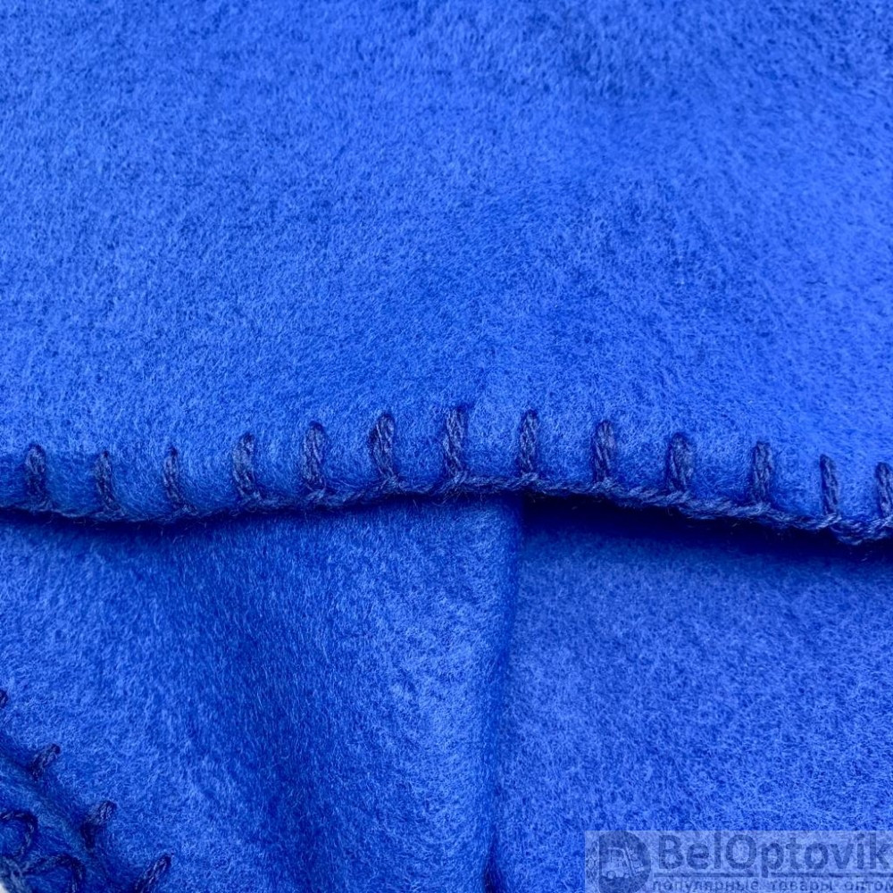 Плед на кровать Флисовый мягкий и теплый, 130х150 см Синий - фото 5 - id-p182697498