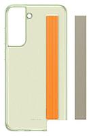 Чехол для телефона Samsung Slim Strap Cover S21 FE (оливковый)