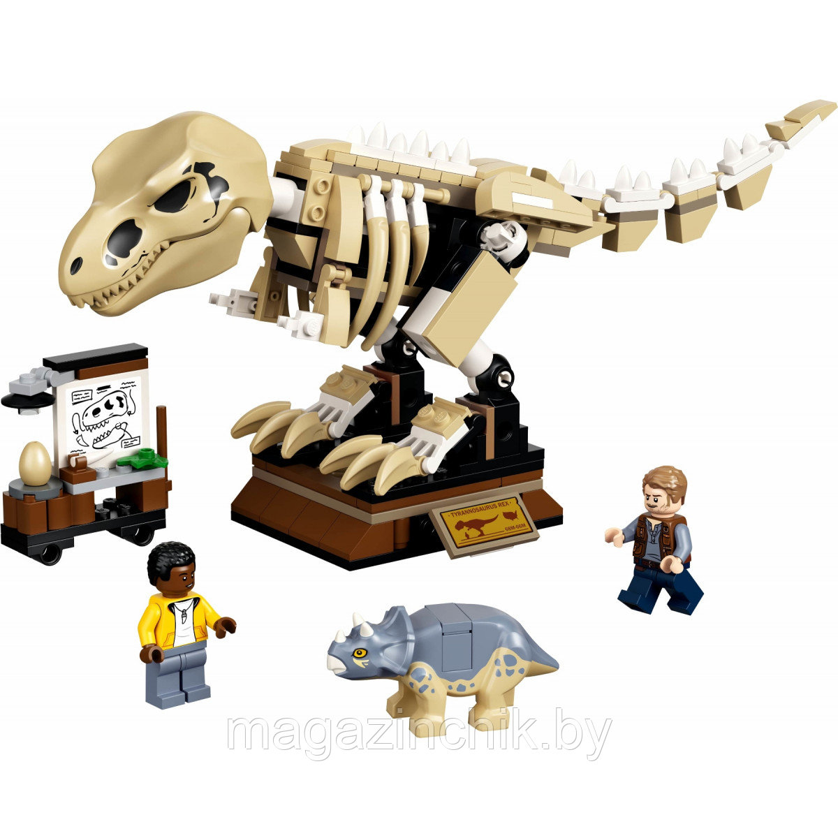 Конструктор Скелет тираннозавра на выставке Lari 60132, Парк Юрского периода - фото 3 - id-p182708420