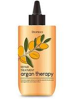 DEOPROCE Бальзам для восстановления поврежденных волос с арганой Argan Therapy Repair Treatment, 300 мл