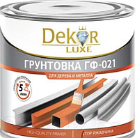 Грунтовка ГФ-021 DEKOR белая 0.8 кг.