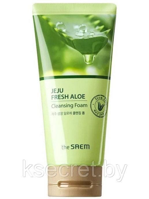 The SAEM Jeju Fresh Aloe Пенка для умывания с экстрактом алоэ | 155мл - фото 1 - id-p182718516