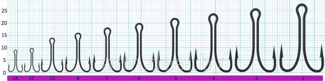 Крючок двойной SWD №7 (30шт.) - фото 2 - id-p25010424