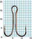 Крючок двойной SWD №7 (30шт.), фото 3