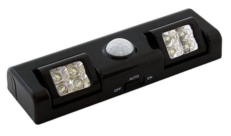 Беспроводная LED лампа с датчиком движения и сумерек черная - фото 2 - id-p182730970