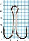 Крючок двойной SWD №4 (30шт.), фото 2
