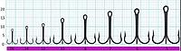 Крючок тройной SWD "SCORPION" TREBLE №7BLN (30шт.)