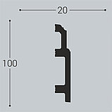 Плинтус напольный дюрополимер П10 100/20 100*20*2000мм, фото 2