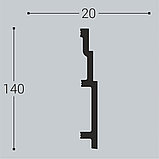 Плинтус напольный дюрополимер П13 140/20 140*20*2000мм, фото 2