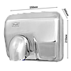 Сушилка для рук автоматическая Puff-8843 (2,3 кВт) антивандальная, нержавейка, фото 2