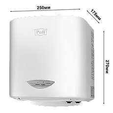 Электросушилка для рук Puff-8805А (1,0 кВт) высокоскоростная, фото 3