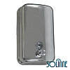 Дозатор для жидкого мыла Solinne ТМ 804 ML (1000мл) антивандальный, матовый, фото 5