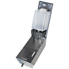 Дозатор для мыла жидкого сенсорный Ksitex ASD-800S, антивандальный (800 мл) глянцевый, фото 2
