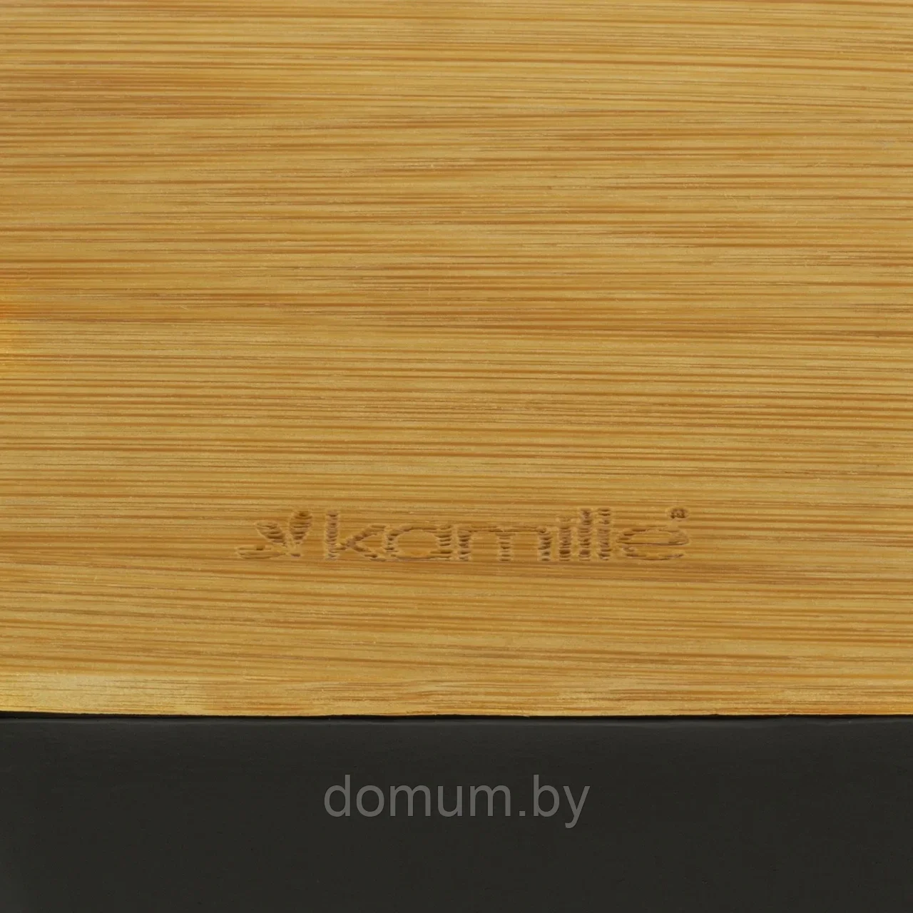Ёмкость для сыпучих продуктов 1шт из бамбукового волокна с крышкой Kamille KM 1134B - фото 5 - id-p182749901