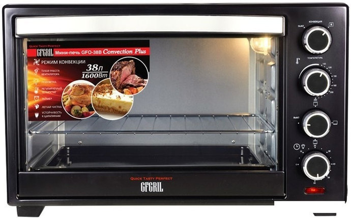 Мини-печь GFgril GFO-38B Convection Plus, фото 2