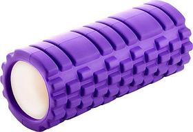 Валик для фитнеса «ТУБА», фиолетовый (Deep tissue massage foam roller. Pantone number 814C), Bradex SF 0336