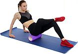 Валик для фитнеса «ТУБА», фиолетовый (Deep tissue massage foam roller. Pantone number 814C), Bradex SF 0336, фото 4