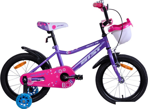 Детский велосипед AIST Wiki 16 2022 (фиолетовый), фото 2