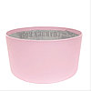 Коробка короткая круглая без крышки, D16/H8 см, нежно-розовый