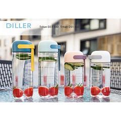 Бутылка для воды Diller D31 350 ml (Темно-синий)