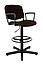 Кресло ИСО ринг база с подлокотниками для ресепшн и администраторов, стул ISO R/B в кож/заме на стопках. V, фото 9