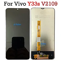 Дисплей Original для Vivo Y33S/V2109/Y76/Y76S/Y74S В сборе с тачскрином. Черный