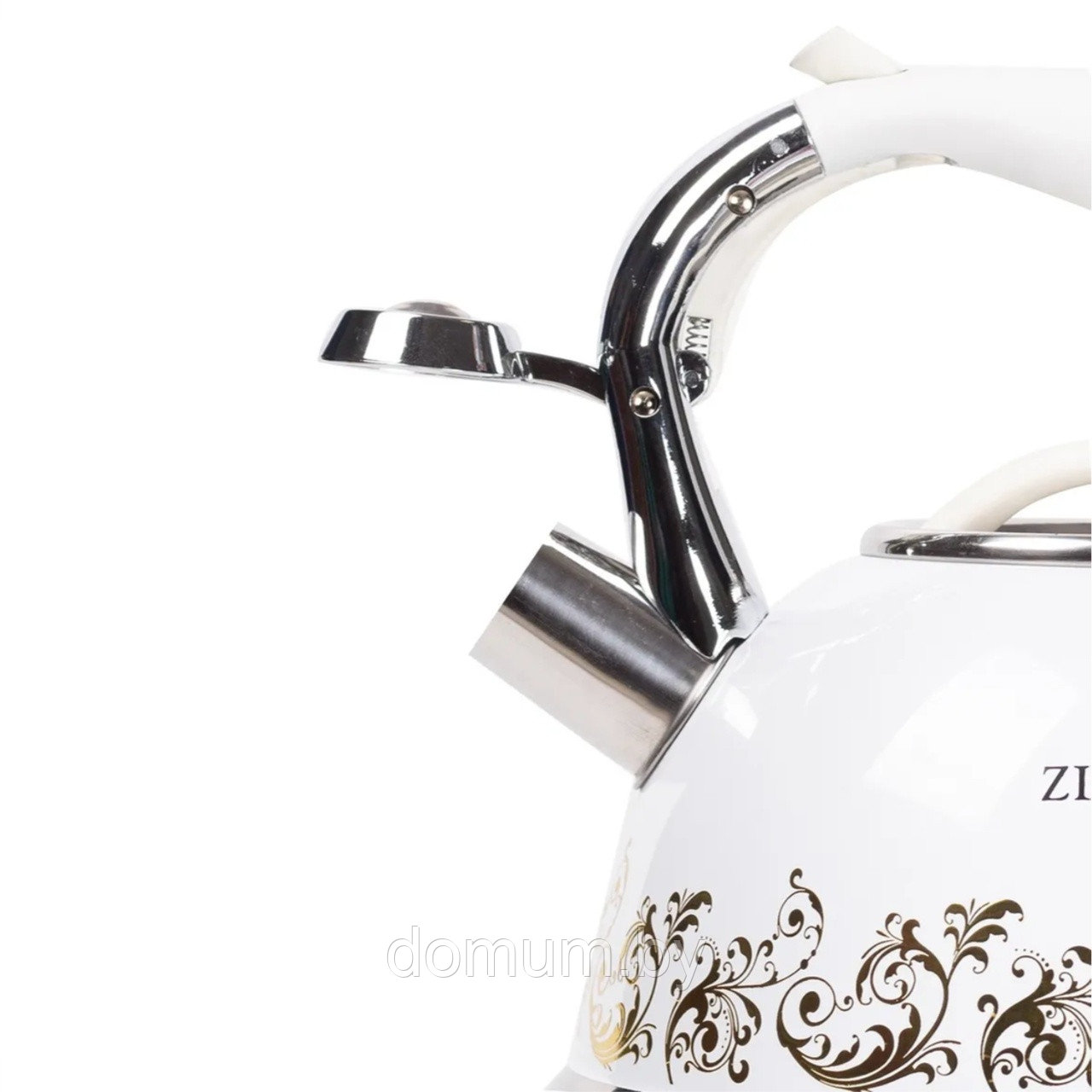 Чайник металлический со свистком 3л Zigen ZG-551 - фото 2 - id-p182761983