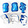 Комплект защиты синий (колени, локти, запястья), фото 2