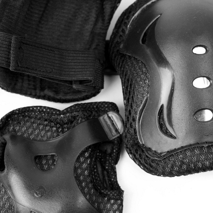 Комплект защиты черный (колени, локти, запястья) - фото 4 - id-p182776195