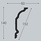 Плинтус потолочный К2 140/60 Дюрополимер 140*60*2000мм, фото 2