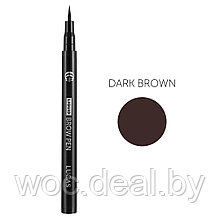 Lucas’ Cosmetics Фломастер для бровей Liquid Brow Pen CC Brow, тёмно-коричневый