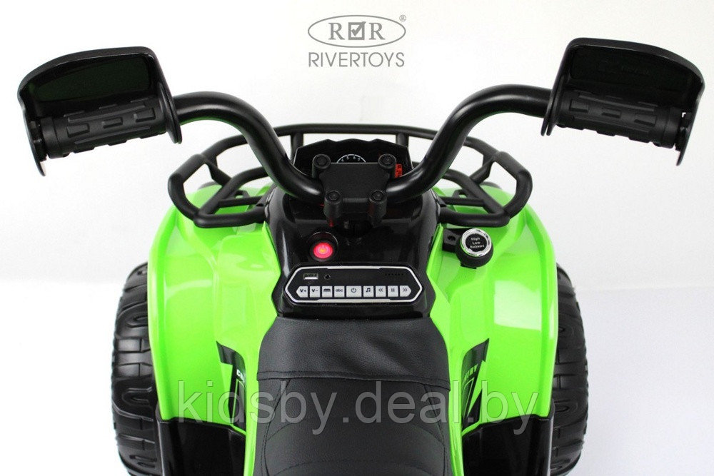 Детский электроквадроцикл RiverToys JS009 (зеленый) - фото 3 - id-p181943886
