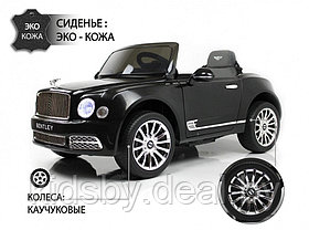 Детский электромобиль RiverToys Bentley Mulsanne JE1006 (черный) Лицензия