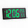 Часы электронные настенные, настольные, с будильником, 36 х 3 х 15 см, фото 2