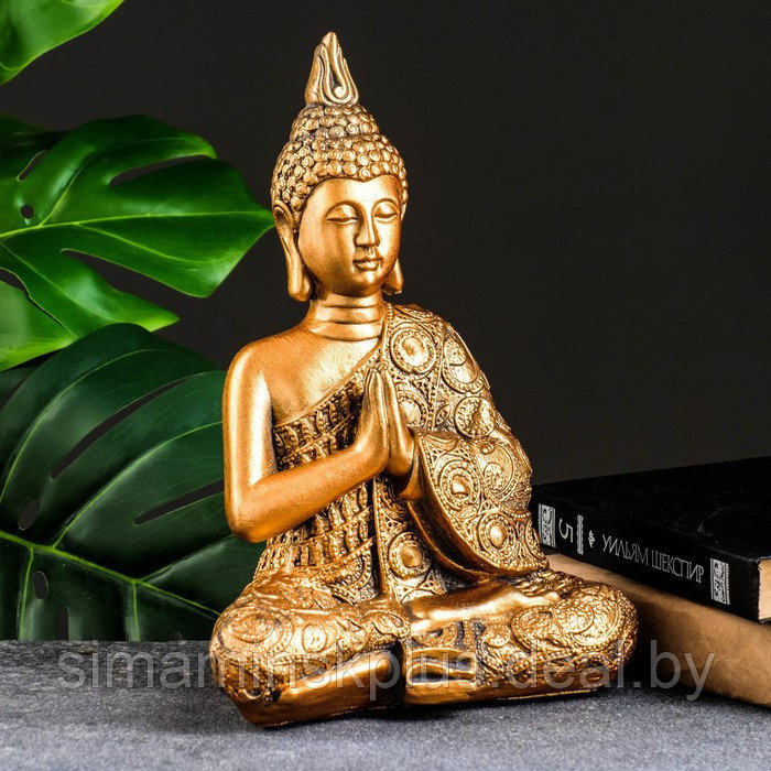 Фигура "Будда средний" бронза, 12х20х29см - фото 1 - id-p182815581