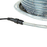 Световой шнур Luazon Lighting 11 мм, IP65, 100 м, 24 LED/м, 220 В, 2W, постоянное свечение, свечение синее, фото 3
