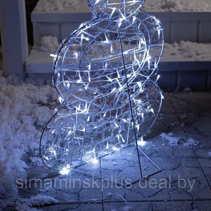 Светодиодная фигура «Снеговик» 48 × 89 × 22 см, металл, 31 В, свечение белое - фото 3 - id-p182815929