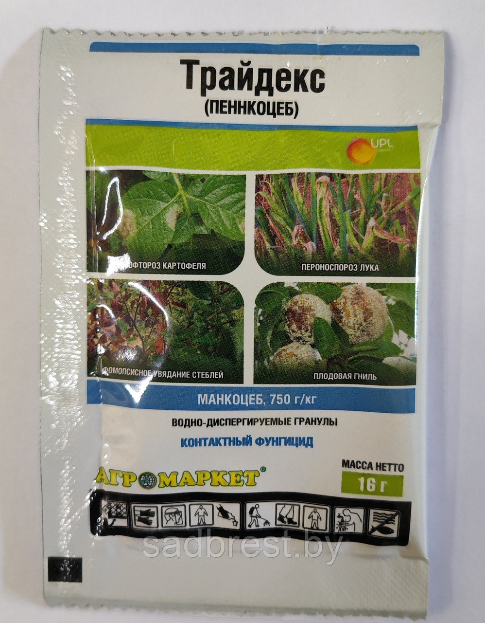 Фунгицид Трайдекс Пеннкоцеб, 16 гр Агромаркет - фото 1 - id-p5001426