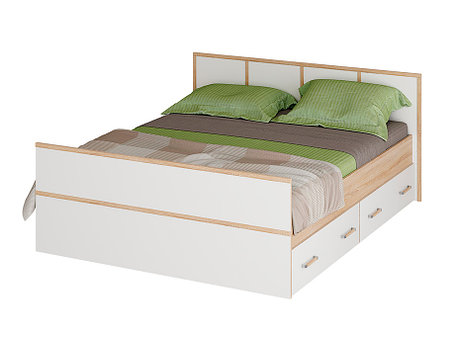 Кровать 1,6 м Сакура (2 варианта цвета) фабрика БТС, фото 2