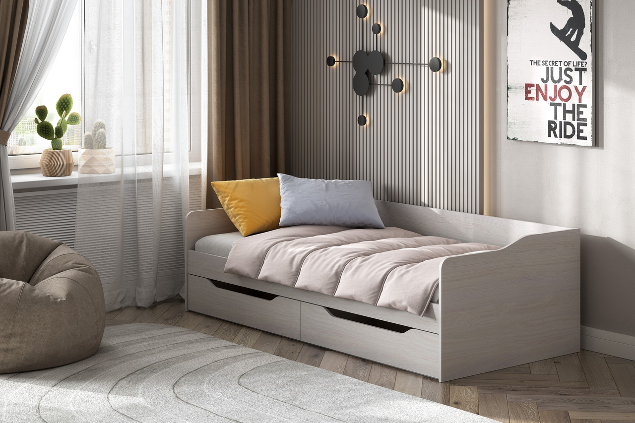 Кровать «КР-1» фабрика SV-мебель (ТМ Просто хорошая мебель) - 2 варианта цвета - фото 7 - id-p179781260