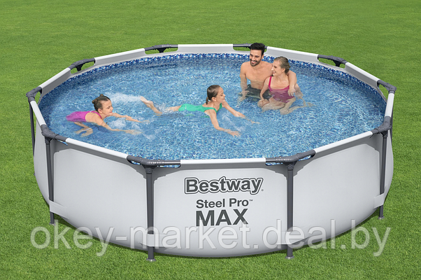 Каркасный бассейн Bestway Steel Pro Max 56408 (305х76) 15в1, фото 3