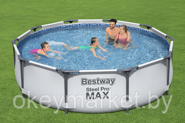 Каркасный бассейн Bestway Steel Pro Max 56408 (305х76) 15в1, фото 3