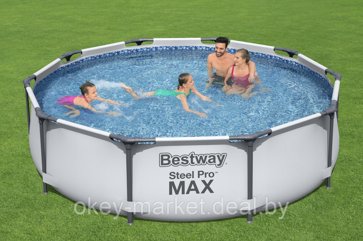 Каркасный бассейн Bestway Steel Pro Max 56408 (305х76) 15в1 - фото 3 - id-p182837161