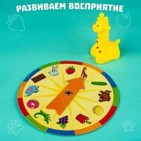 Тактильное лото с игрушками IQ-ZABIAKA Животные и продукты