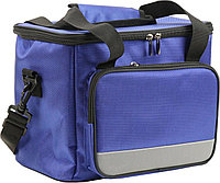 Сумка-холодильник на ремне 33*23*28см, цвет синий (COOLER BAG. blue)