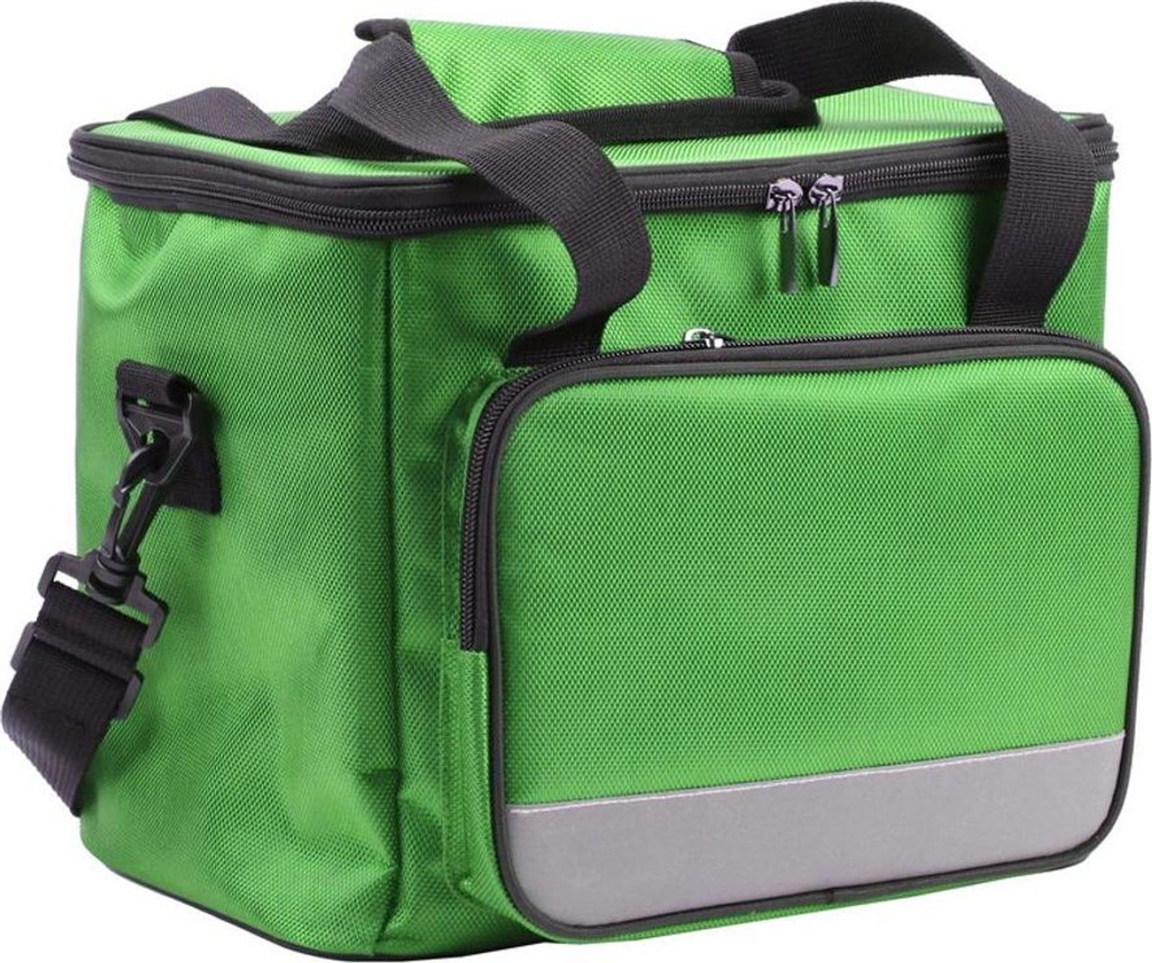 Сумка-холодильник на ремне 33*23*28см, цвет зеленый (COOLER BAG. green) - фото 1 - id-p182428108